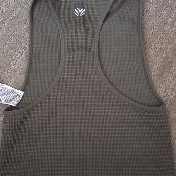 Forever 21 Olive Ribbed Tank Top - Picture 2 of 3